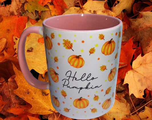 Cute pumpkin mug