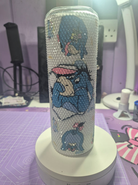 Eeyore rhinestone tumbler